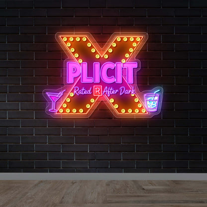 XPLICIT - Premium Neon Artwork