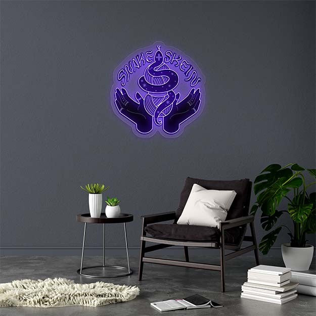 SNAKE SKEIN - Premium Neon Artwork