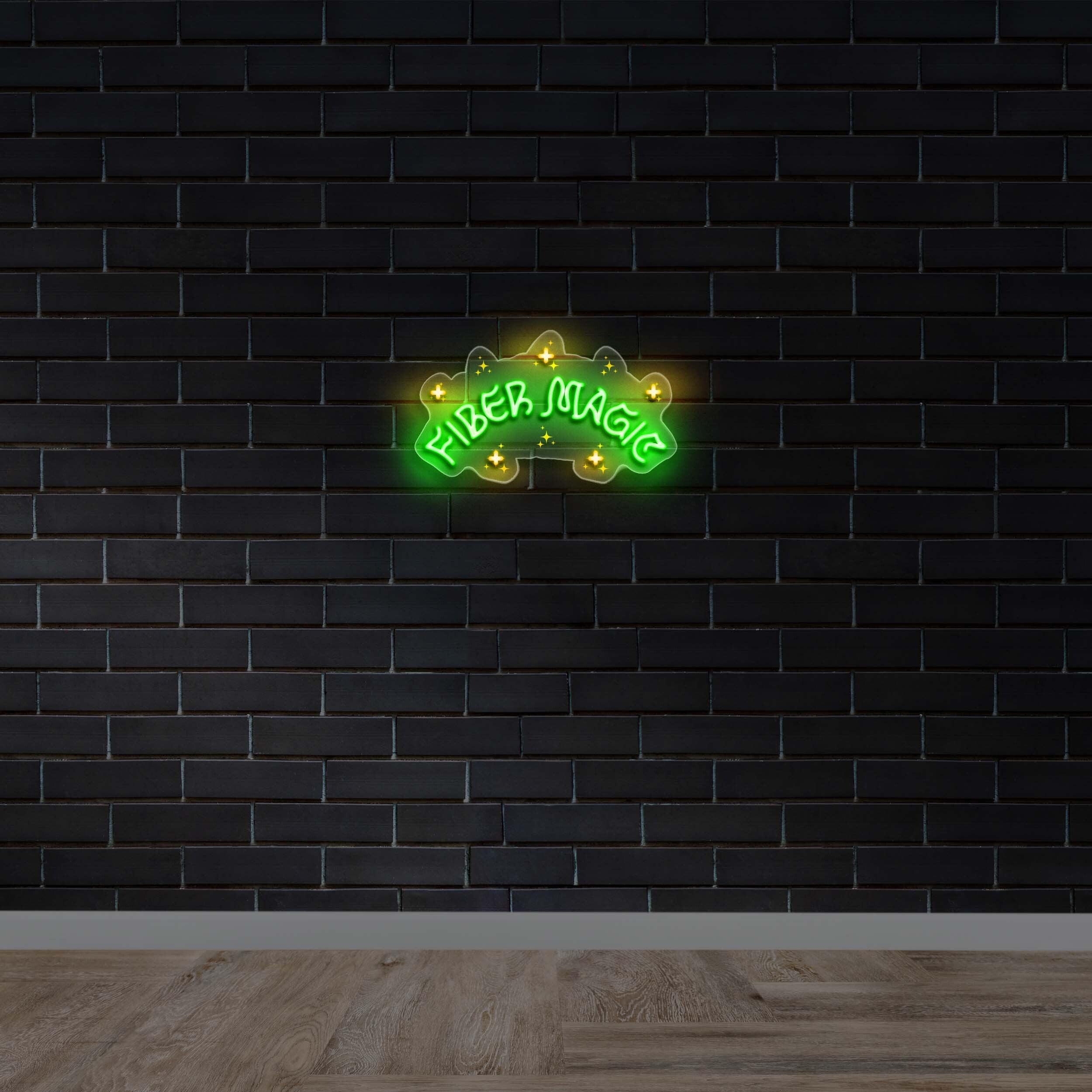 Fiber Magic - Premium Neon Artwork
