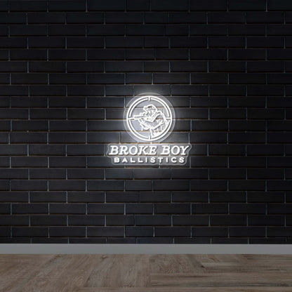 BROKE BOY BALLISTICS - Premium Neon Artwork