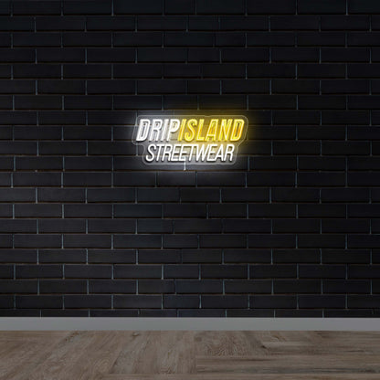 Drip Island Streetwear - Premium Neon Artwork