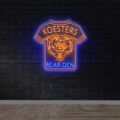 Koesters Bear Den - Premium Neon Artwork