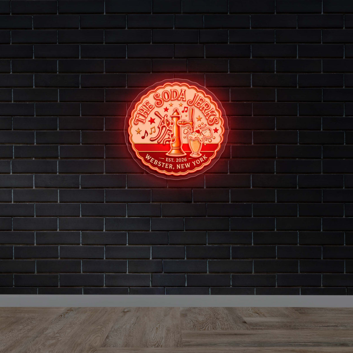 The Soda Jerks - Premium Neon Artwork