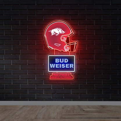 BUD WEISER -  Premium Neon Artwork
