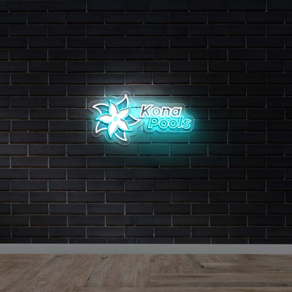 Kona Pools -  Premium Neon Artwork
