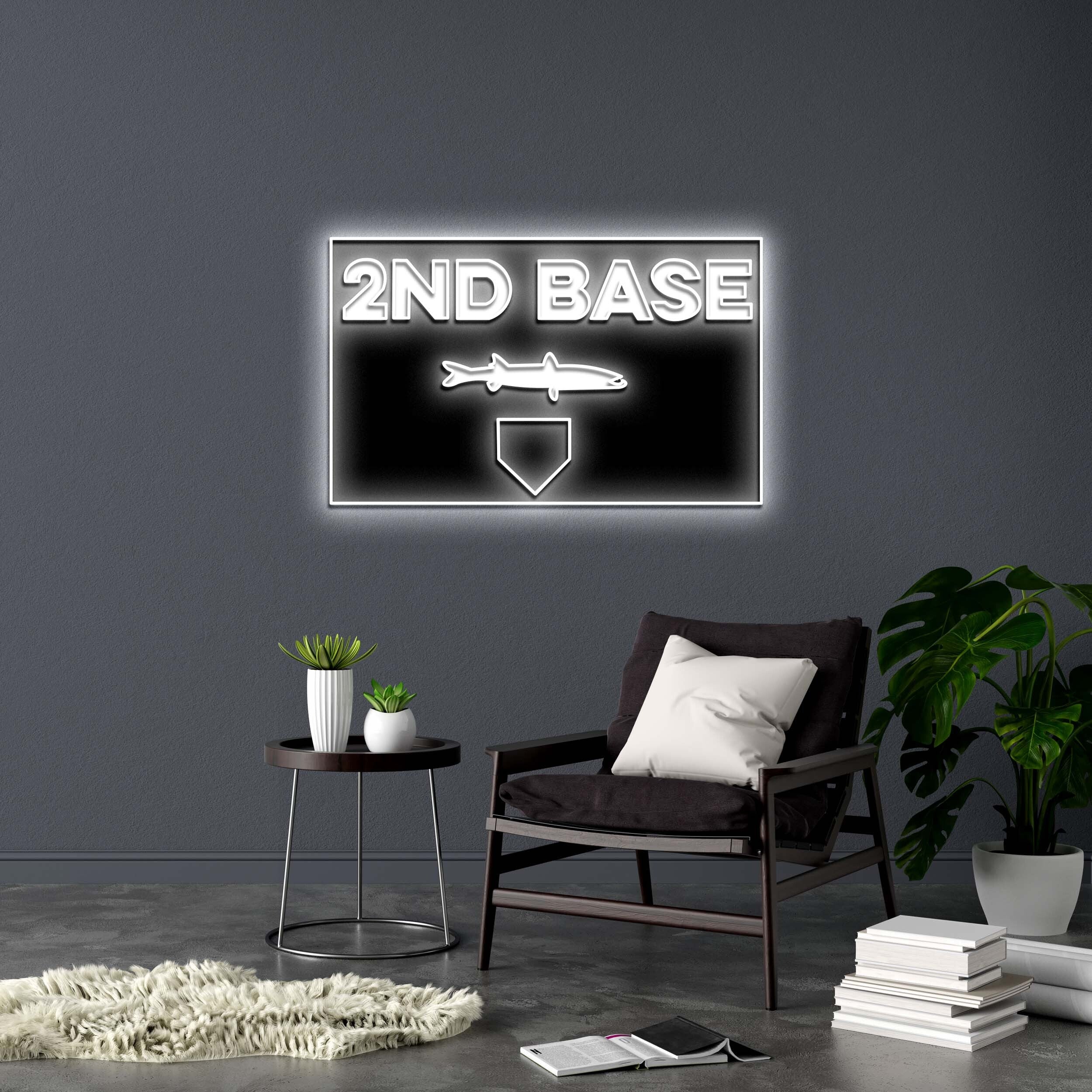 2ND BASE - Premium Neon Artwork
