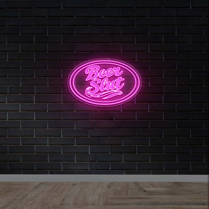 Beer Slut - Premium Neon Artwork