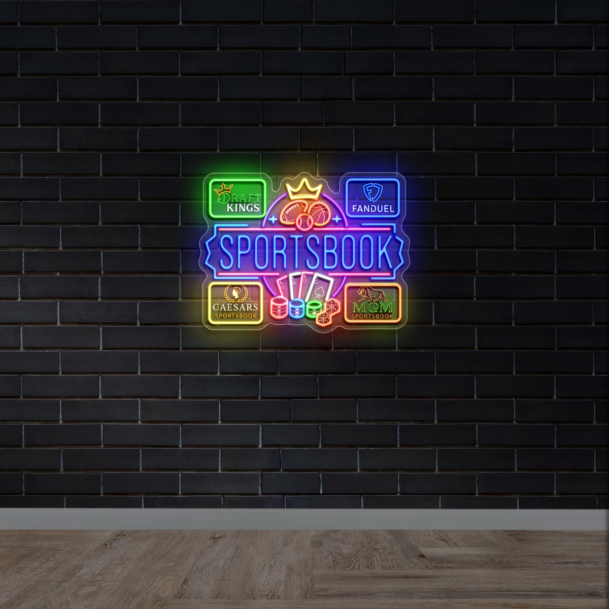 Sports book - Premium Neon Artwork