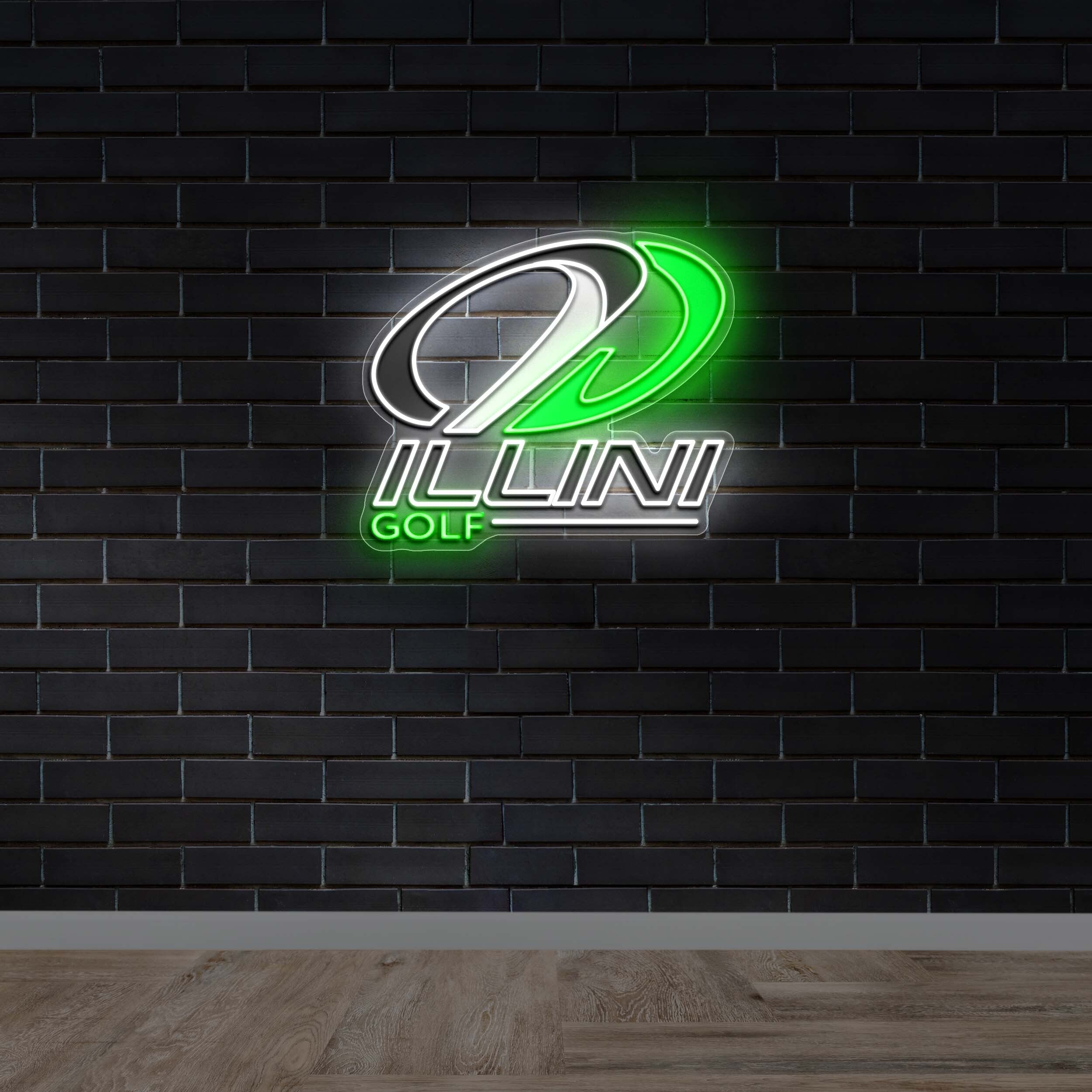 ILLINI GOLF - Premium Neon Artwork