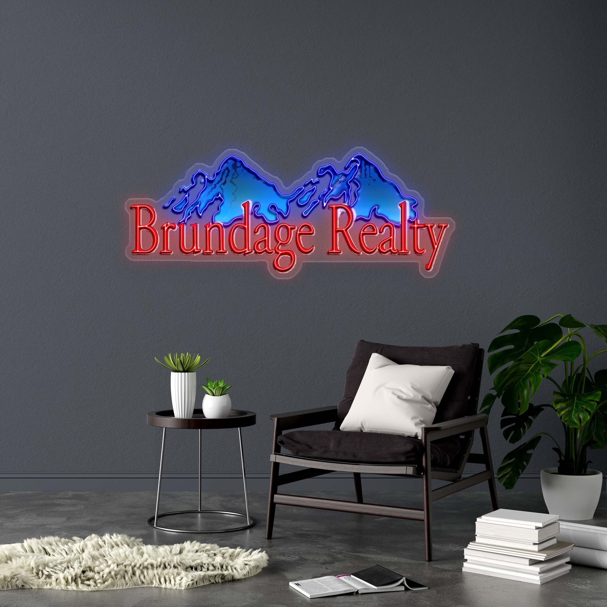 Brundage Realty - Premium Neon Artwork