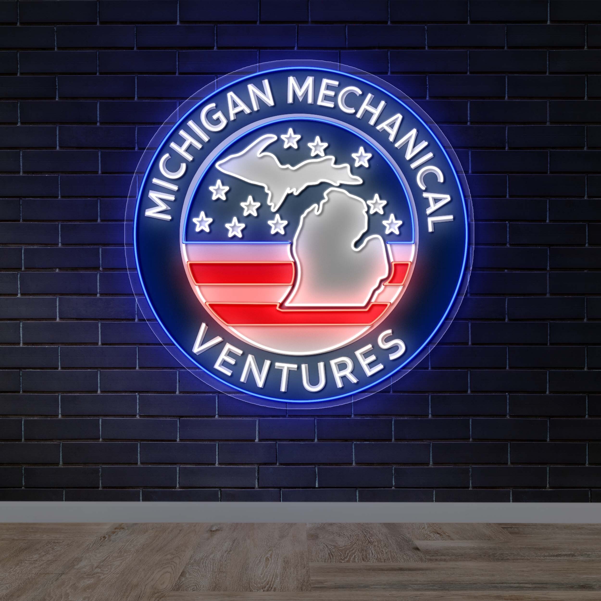 MICHIGAN MECHANICAL VENTURES - Premium Neon Artwork