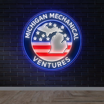 MICHIGAN MECHANICAL VENTURES - Premium Neon Artwork