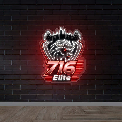 716 Elite - Premium Neon Artwork
