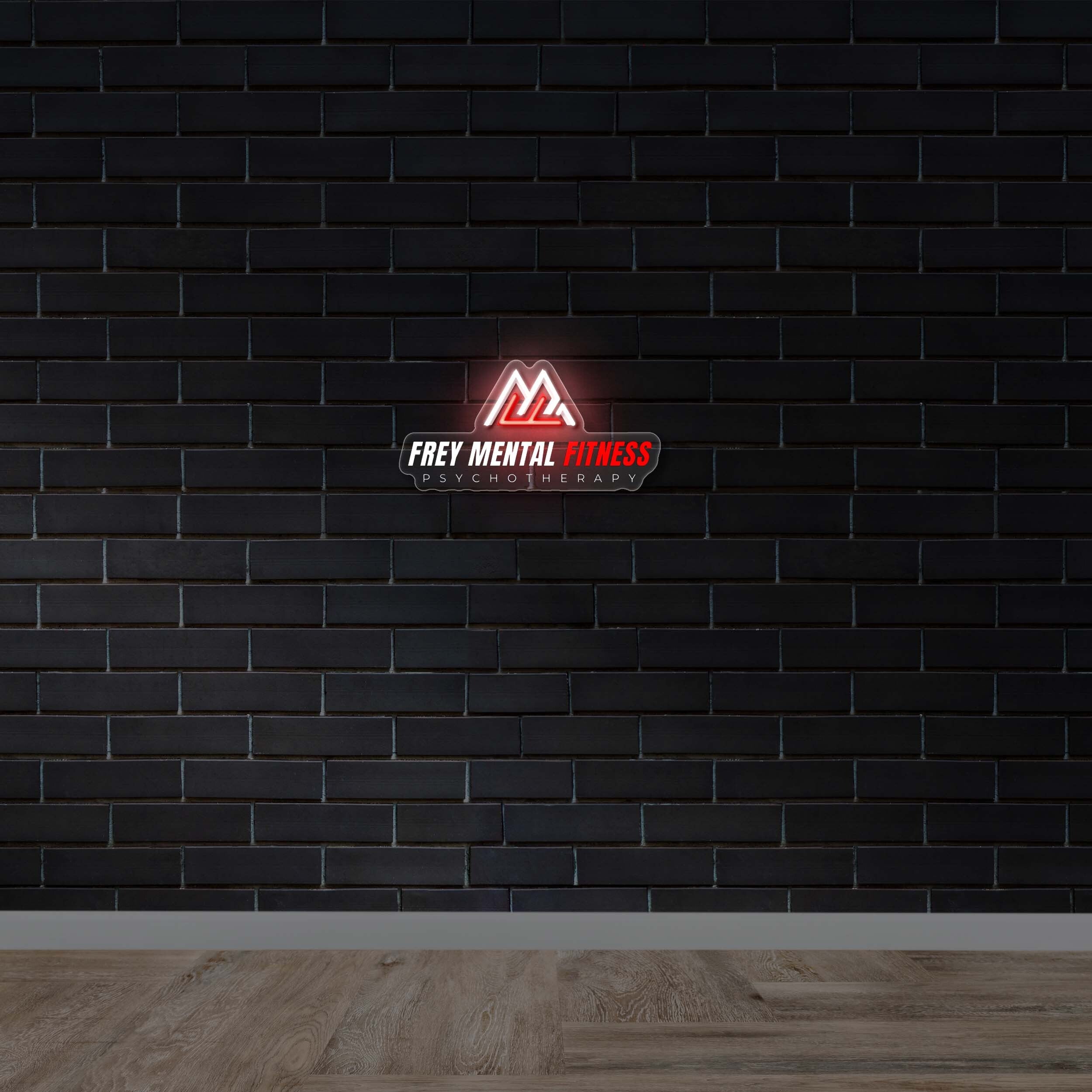 Frey Mental Fitness – Premium Neon Artwork