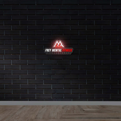 Frey Mental Fitness – Premium Neon Artwork