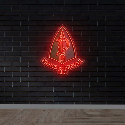 Pierce & Prevail - Premium Neon Artwork