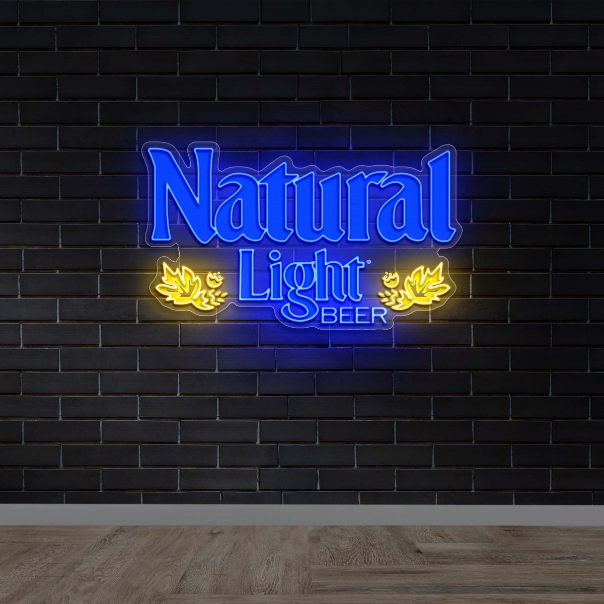Natural Light Beer - Premium Neon Artwork