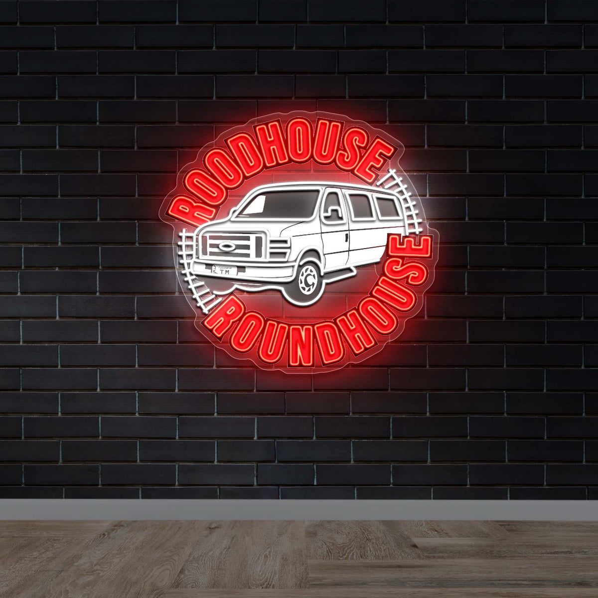 Foodhouse Roundhouse Van - Premium Neon Artwork