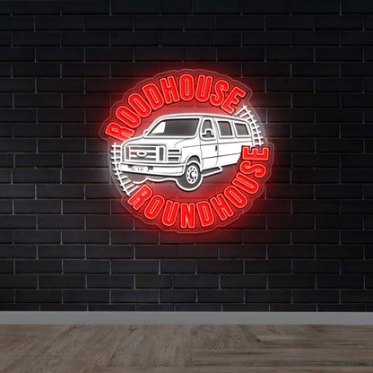 Foodhouse Roundhouse Van - Premium Neon Artwork