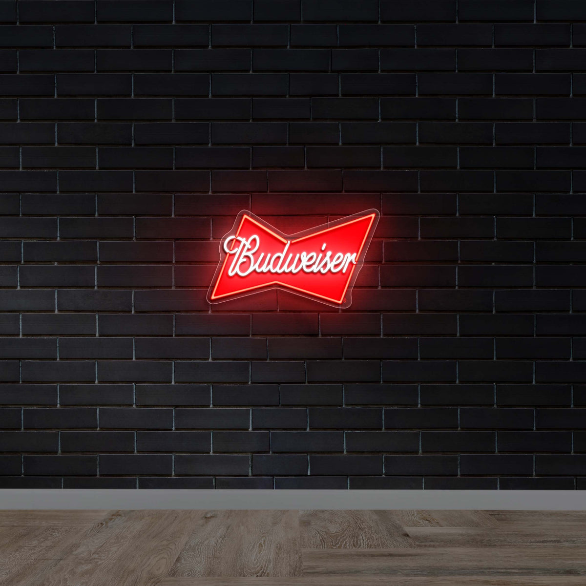 Budweiser Bow Tie - Premium Neon Artwork