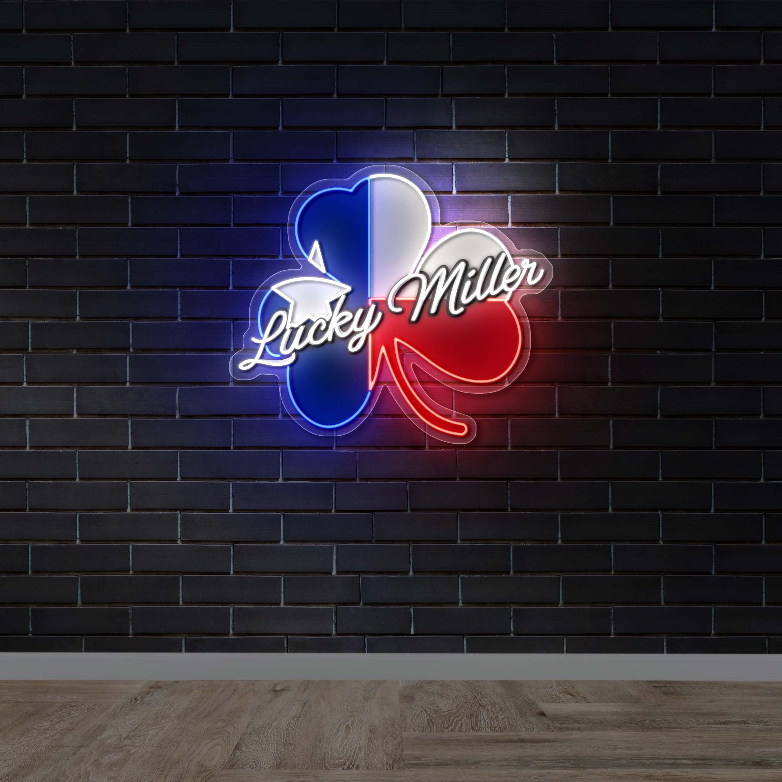 Lucky Miller - Premium Neon Artwork