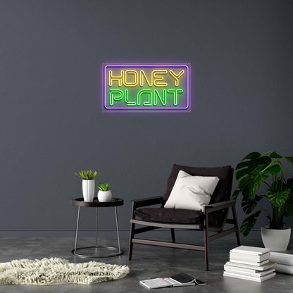 HONEY PLANT - Premium Neon Artwork