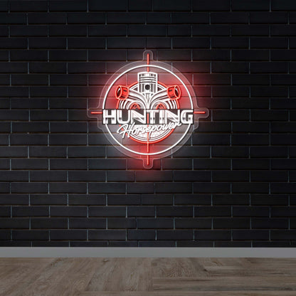 HUNTING HORSEPOWER - Premium Neon Artwork
