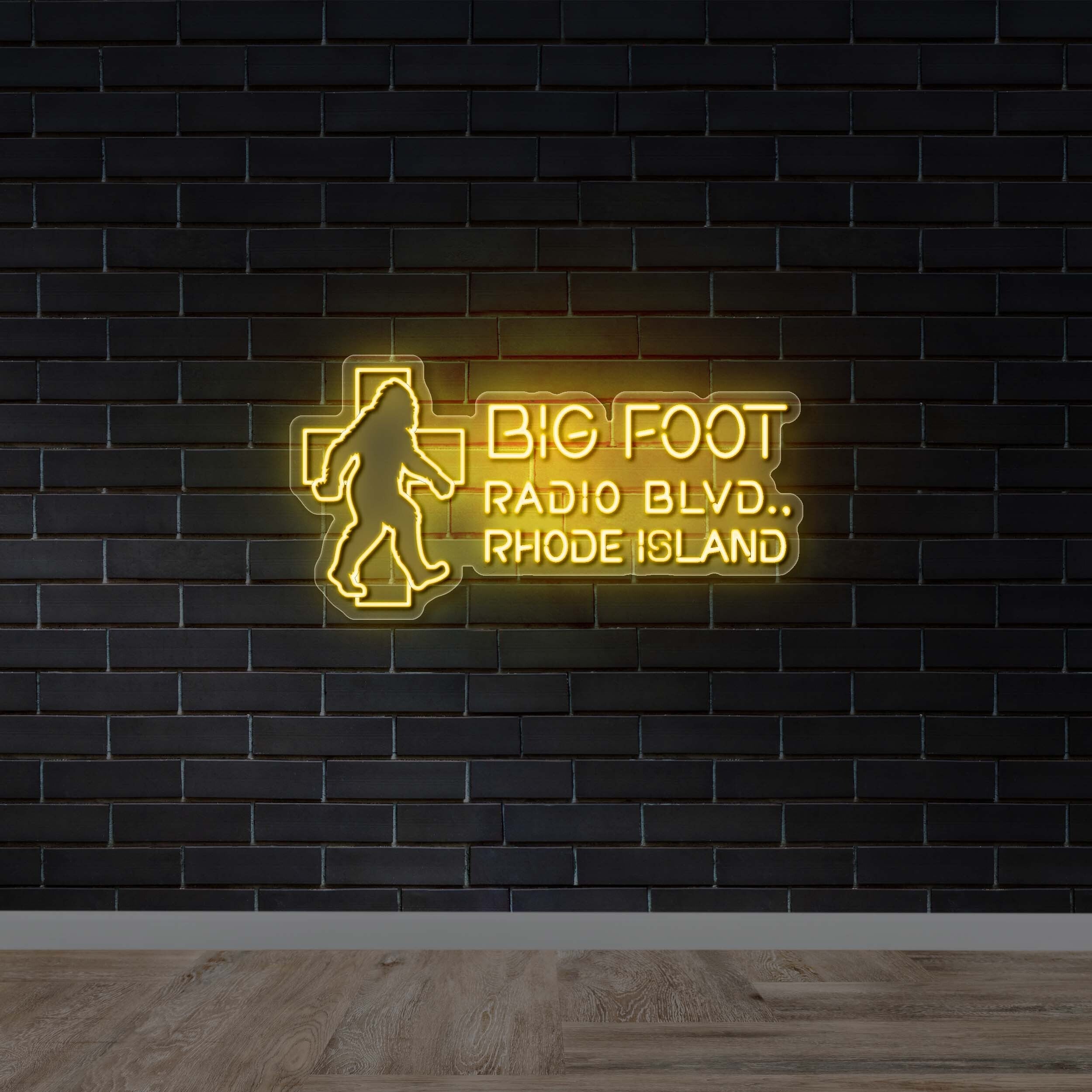 Bigfoot Radio - Premium Neon Artwork