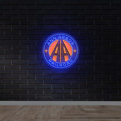 ANN ARBOR RAILROAD -  Premium Neon Artwork