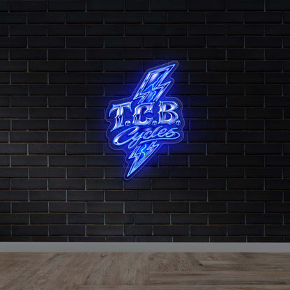 TCB Cycles - Premium Neon Artwork