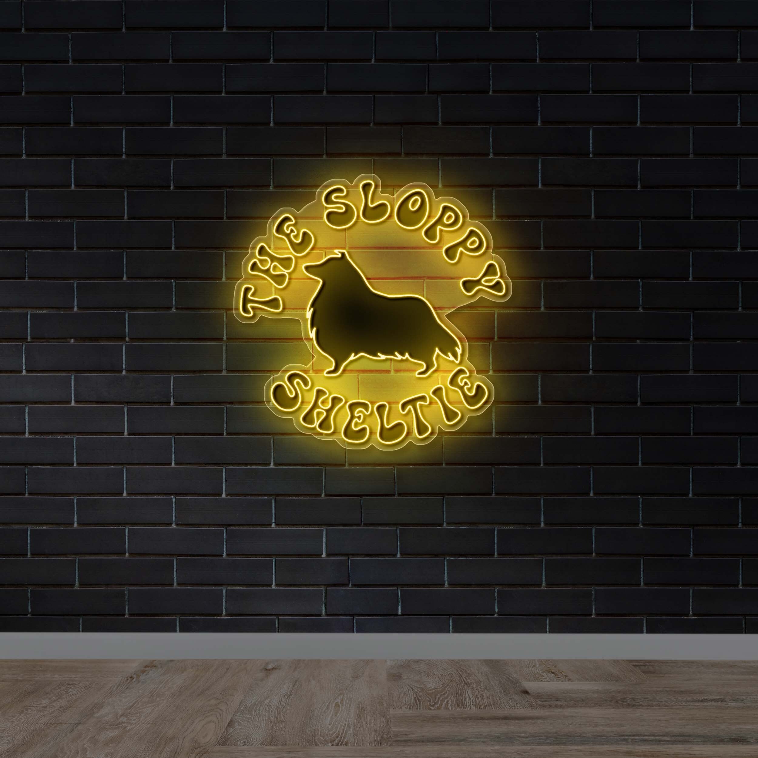 THE SLOPPY SHELTIE - Premium Neon Artwork