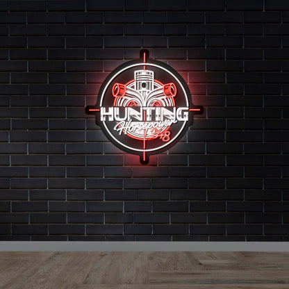 HUNTING HORSEPOWER - Premium Neon Artwork