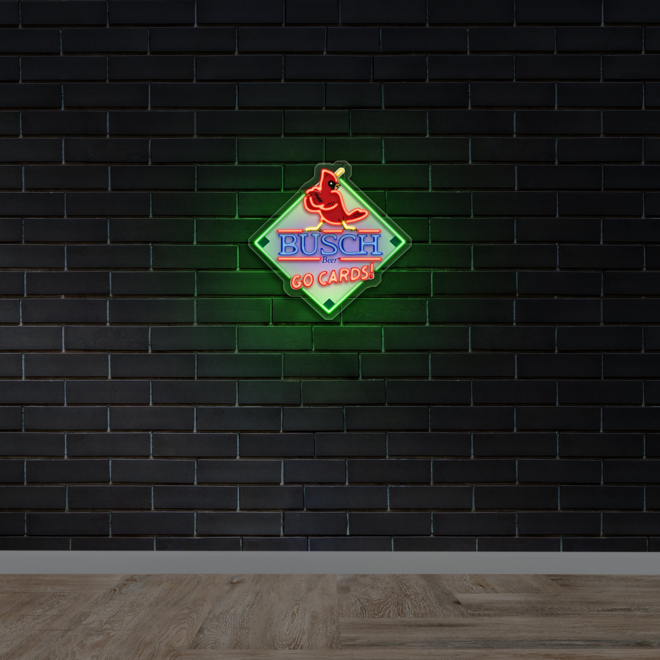 BUSCH BEER GO CARDS! - Premium Neon Artwork