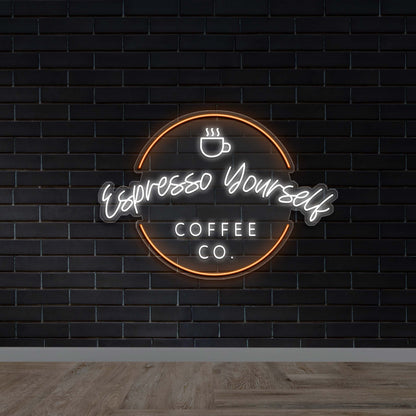Espresso Yourself - Premium Neon Artwork