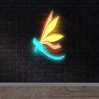 Dragonfly - Premium Neon Artwork