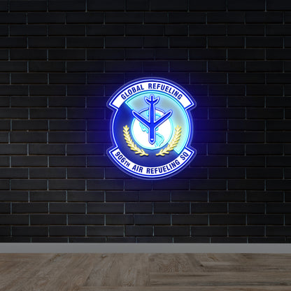 Global Refueling - Premium Neon Artwork