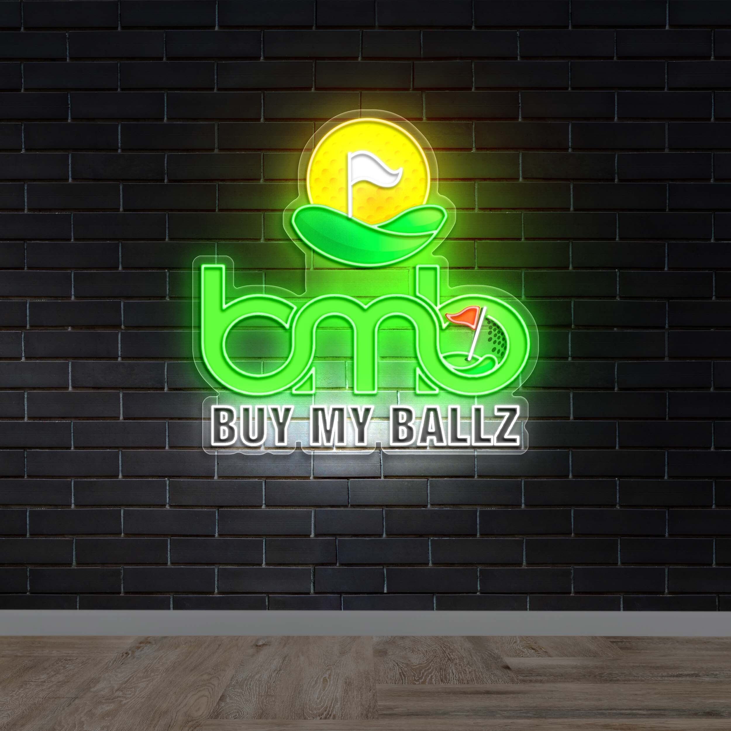 BUY MY BALLZ - Premium Neon Artwork