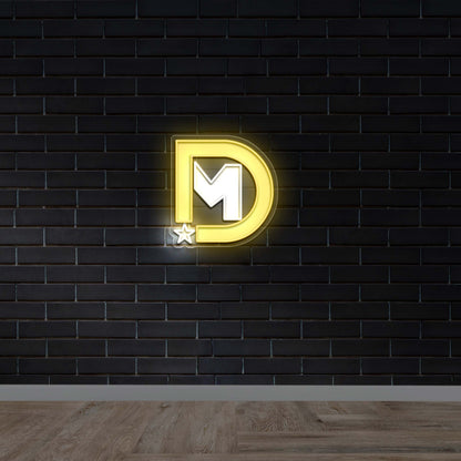D - Premium Neon Artwork