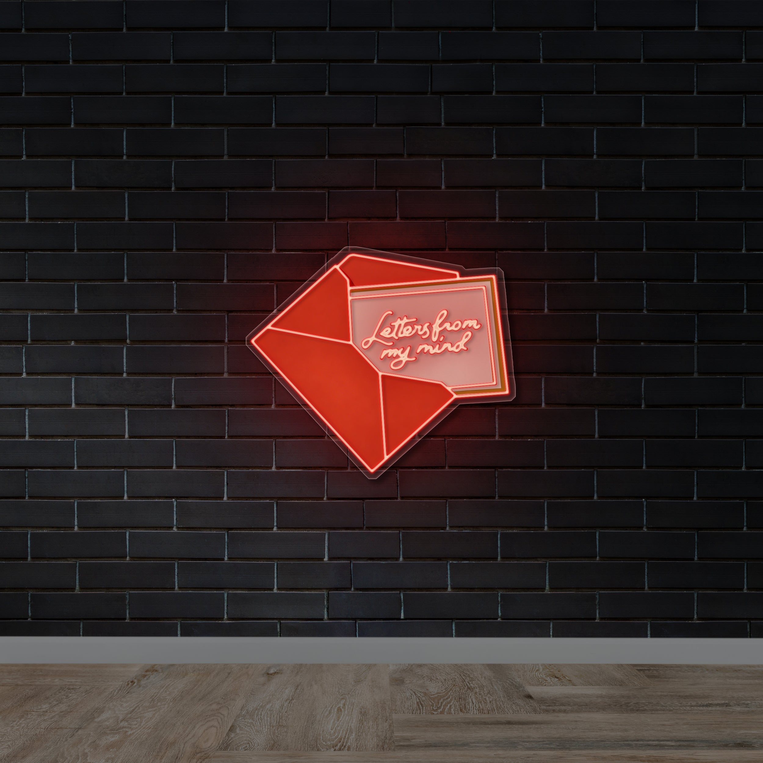 Letters From My Mind - Premium Neon Artwork