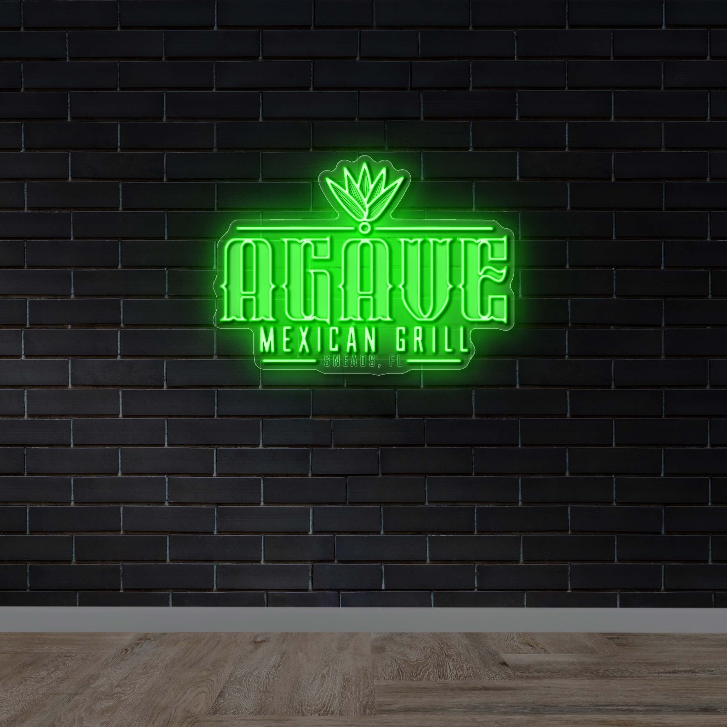 Agave Mexican Grill - Premium Neon Artwork