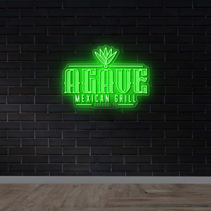 Agave Mexican Grill - Premium Neon Artwork