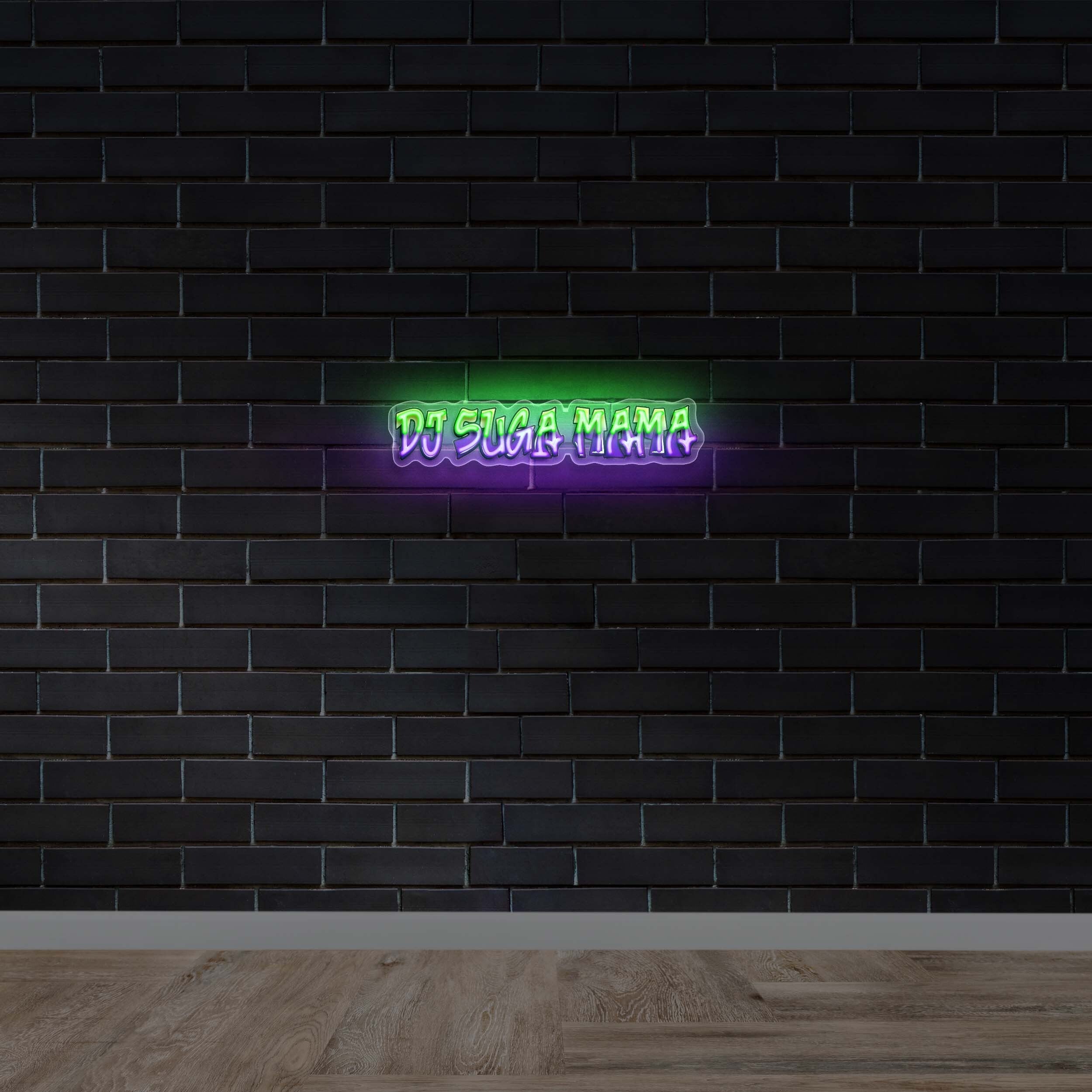 DJ Suga Mama - Premium Neon Artwork