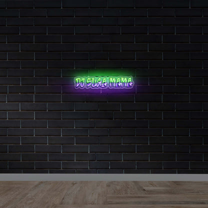DJ Suga Mama - Premium Neon Artwork
