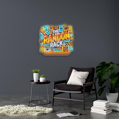 THE RANDOM RACK - Premium Neon Artwork