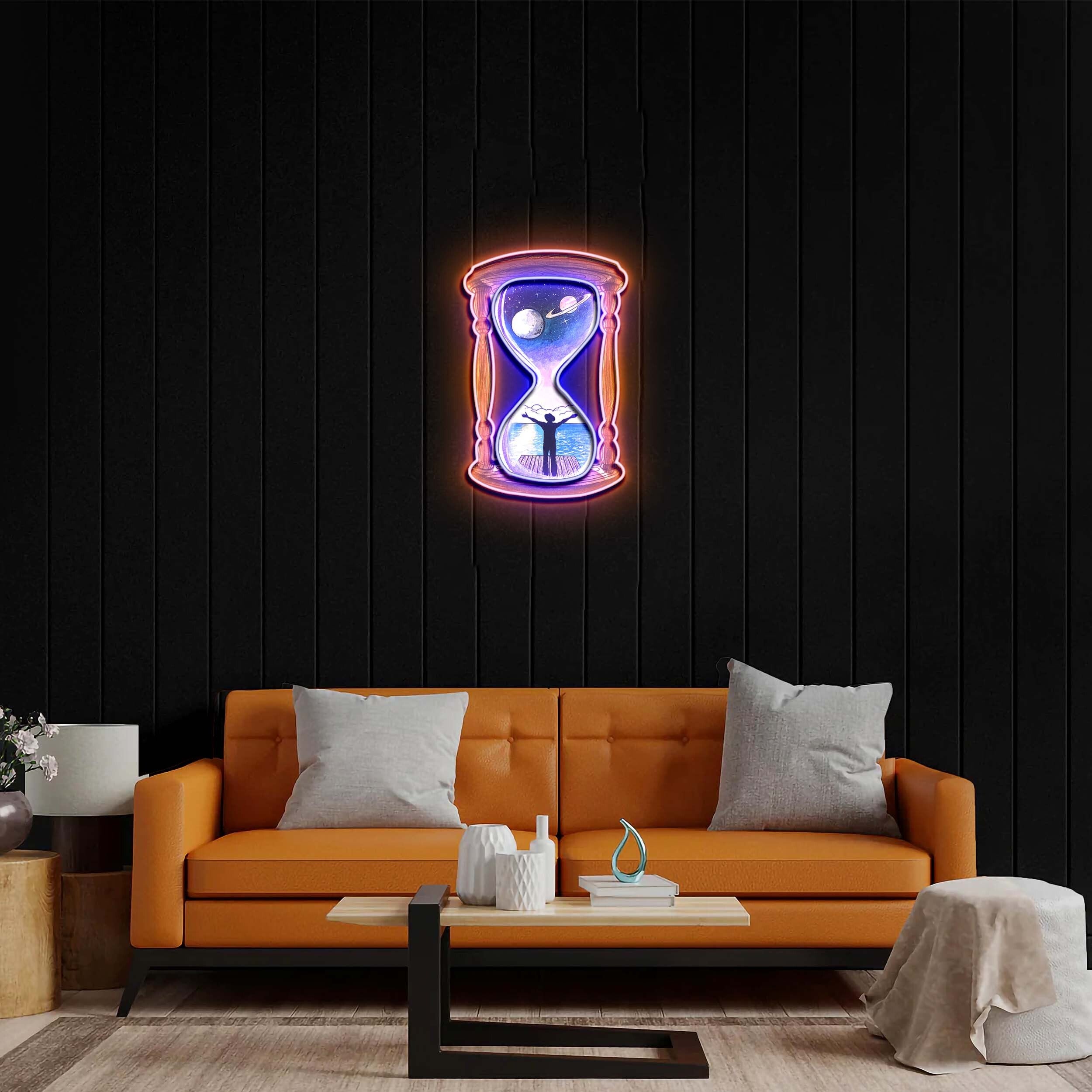 Hour Glass - Premium Neon Artwork