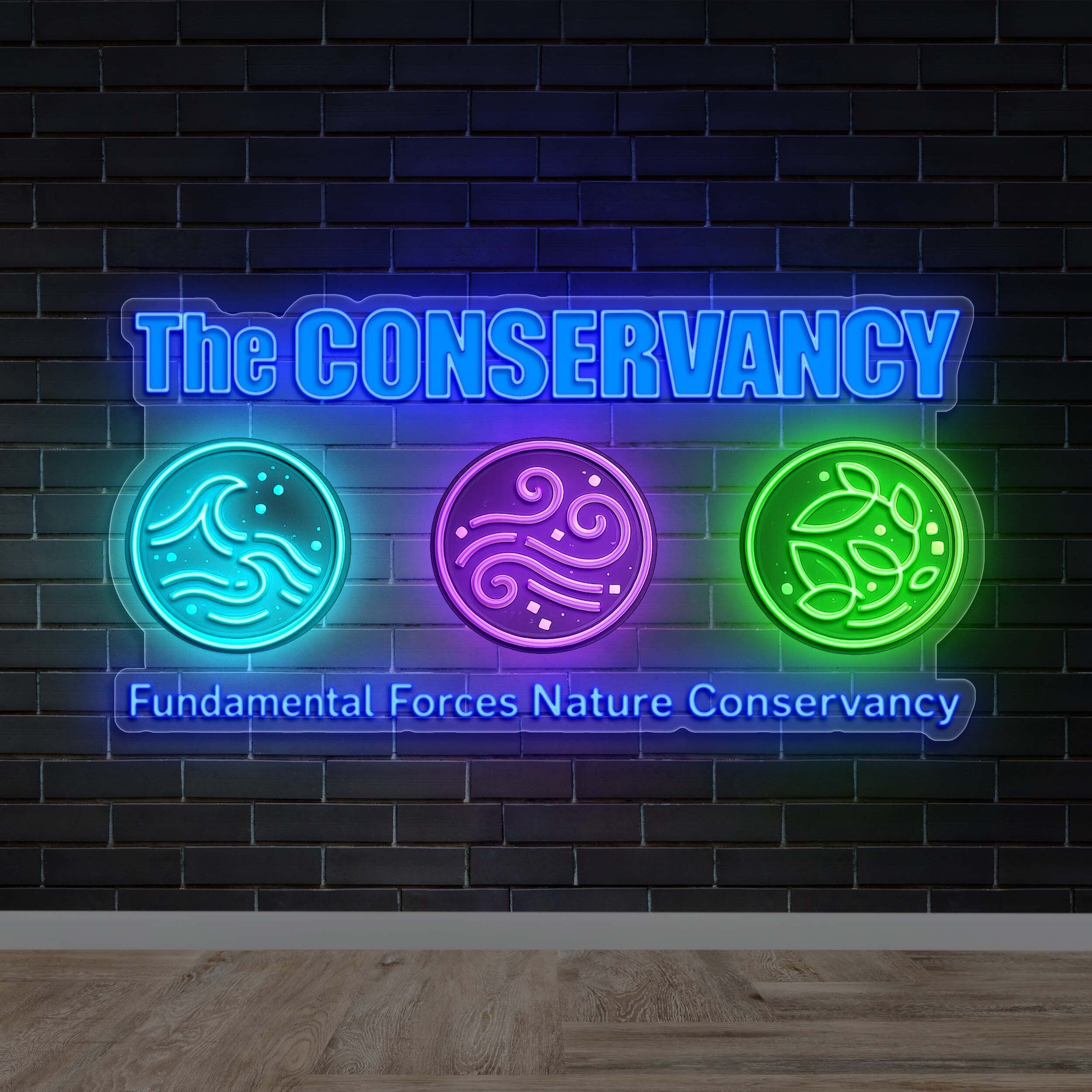 THE CONSERVANCY | Rectangular - Premium Neon Artwork