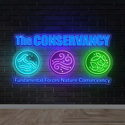 THE CONSERVANCY | Rectangular - Premium Neon Artwork