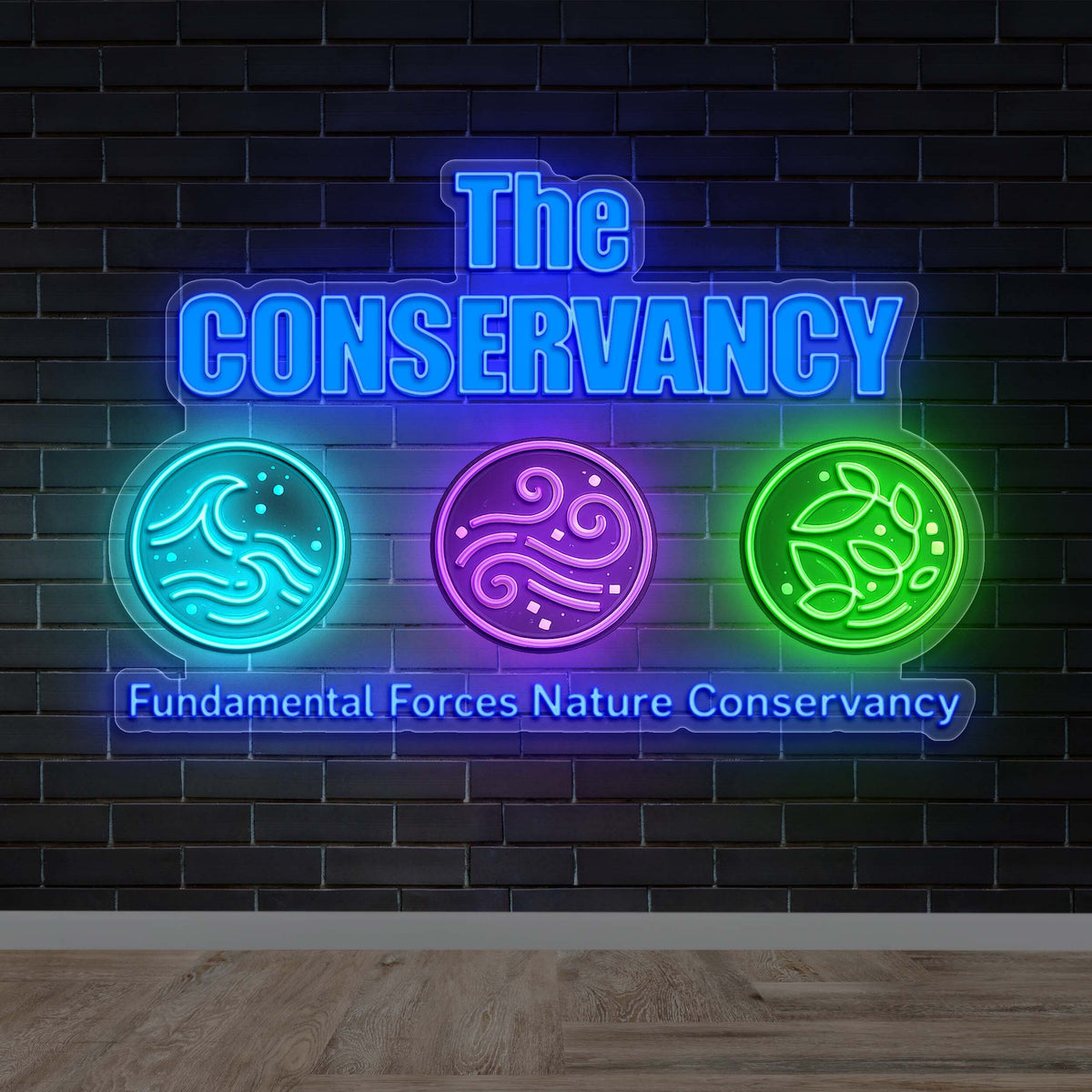 THE CONSERVANCY | Triangular - Premium Neon Artwork
