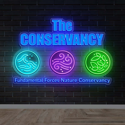 THE CONSERVANCY | Triangular - Premium Neon Artwork