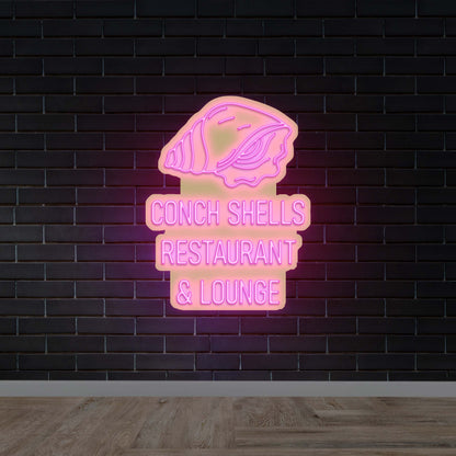 CONCH SHELLS RESTAURANT & LOUNGE | 2nd version - Premium Neon Artwork